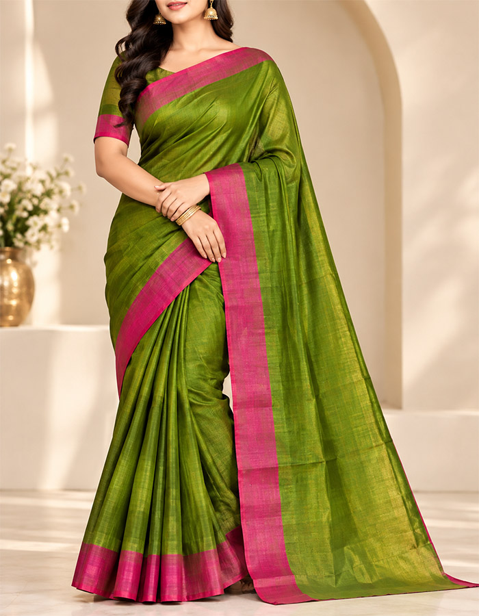 Green Uppada Silk Saree
