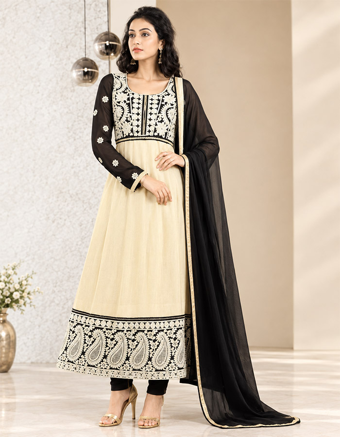 Ladies Semi Stitched Anarkali Suit
