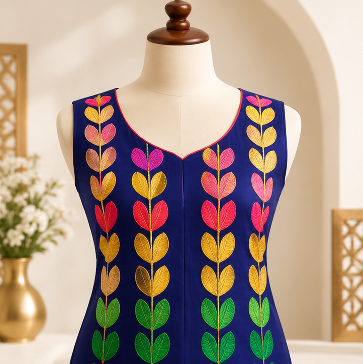 Ladies Cotton Embroidered Kurti